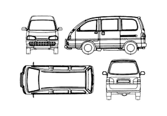 Download drawing Perodua Rusa Minivan 2004 in ai pdf png svg formats